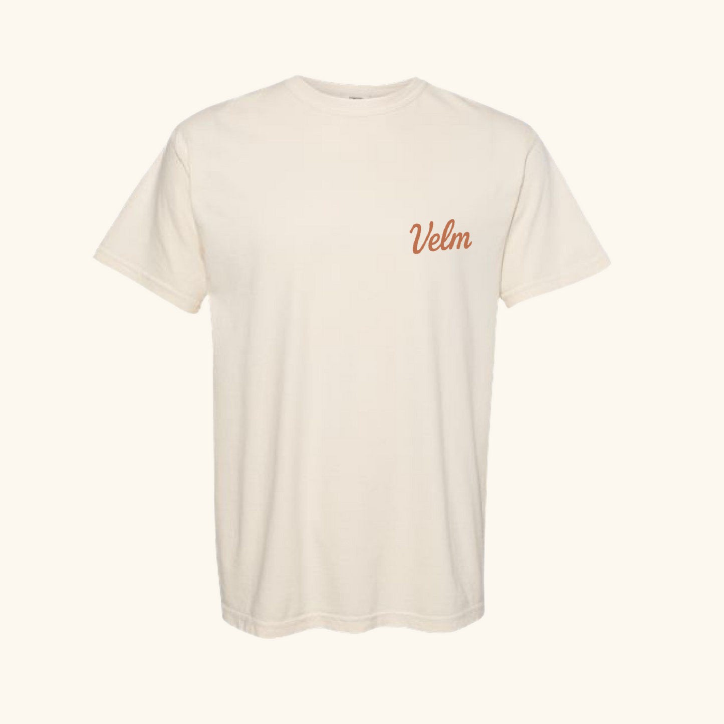 Cream heavy weight tee