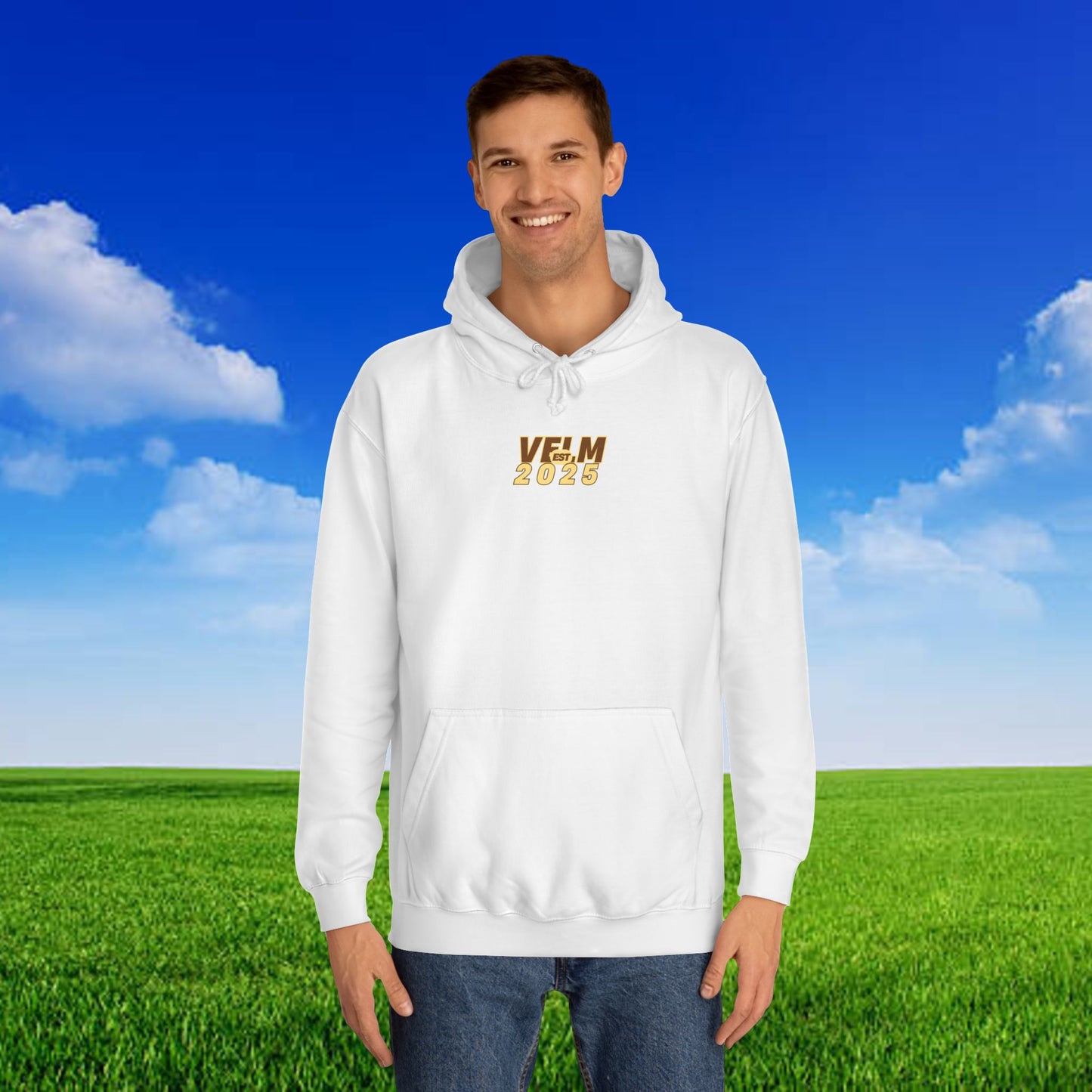 Nature-Inspired Unisex College Hoodie - Velm Spring Edition