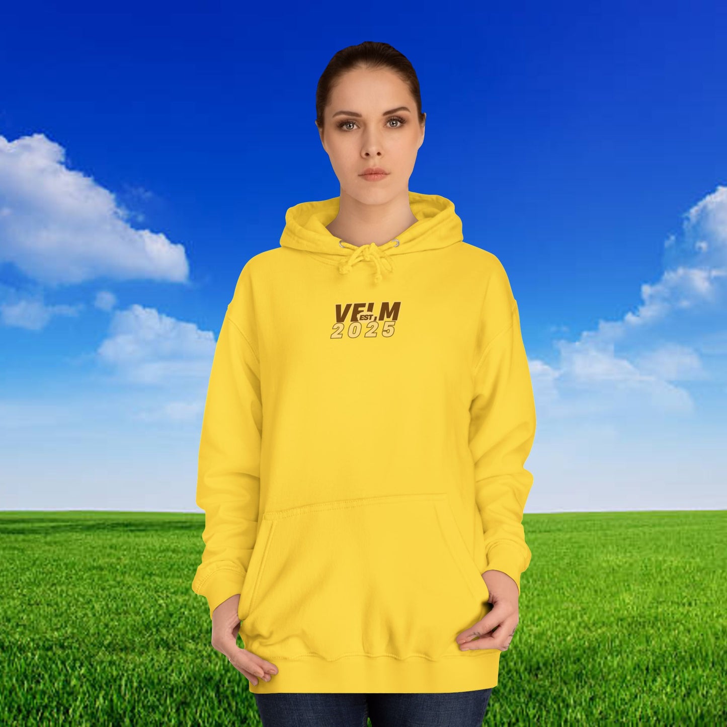 Nature-Inspired Unisex College Hoodie - Velm Spring Edition