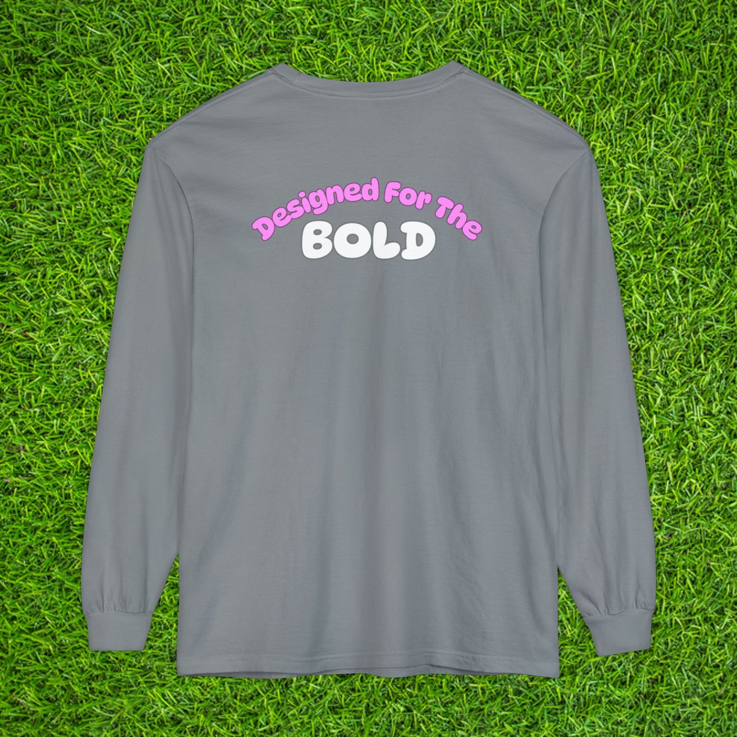 Unisex Long Sleeve T-Shirt - 'Designed for the Bold' Vintage Style