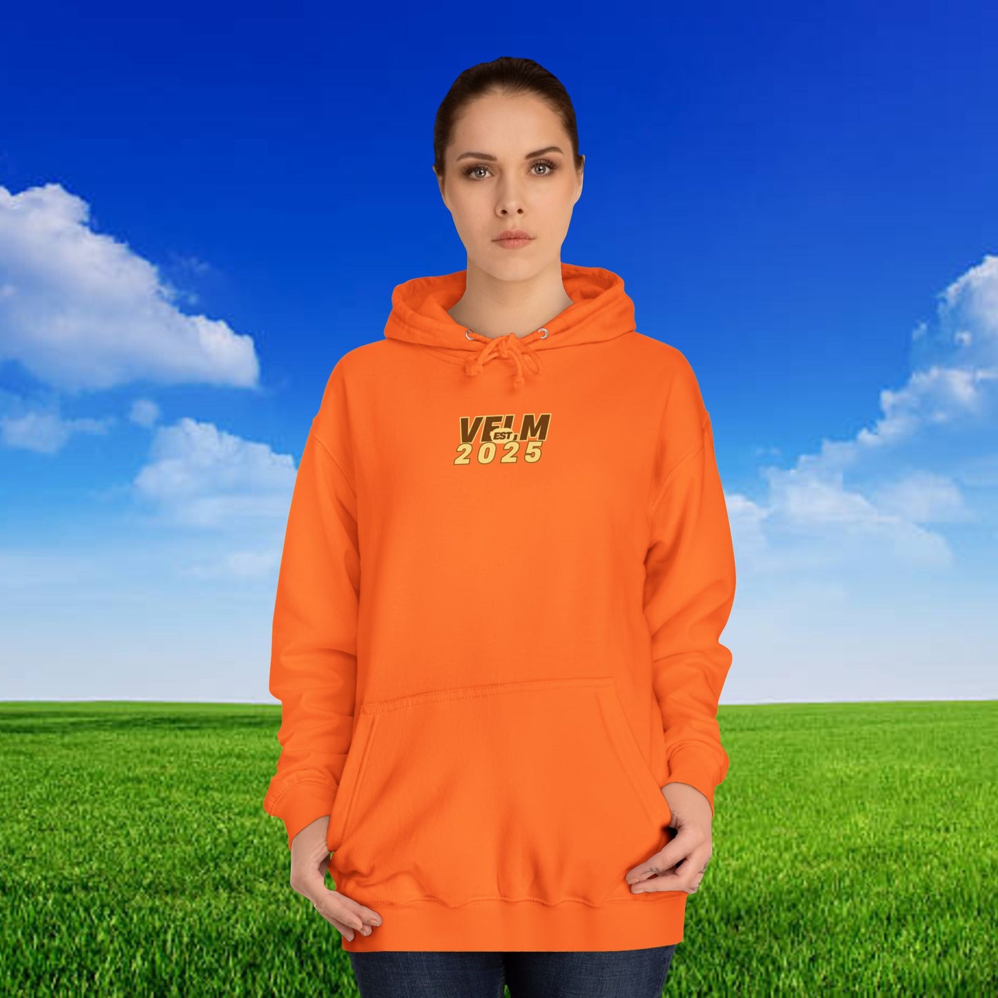 Nature-Inspired Unisex College Hoodie - Velm Spring Edition